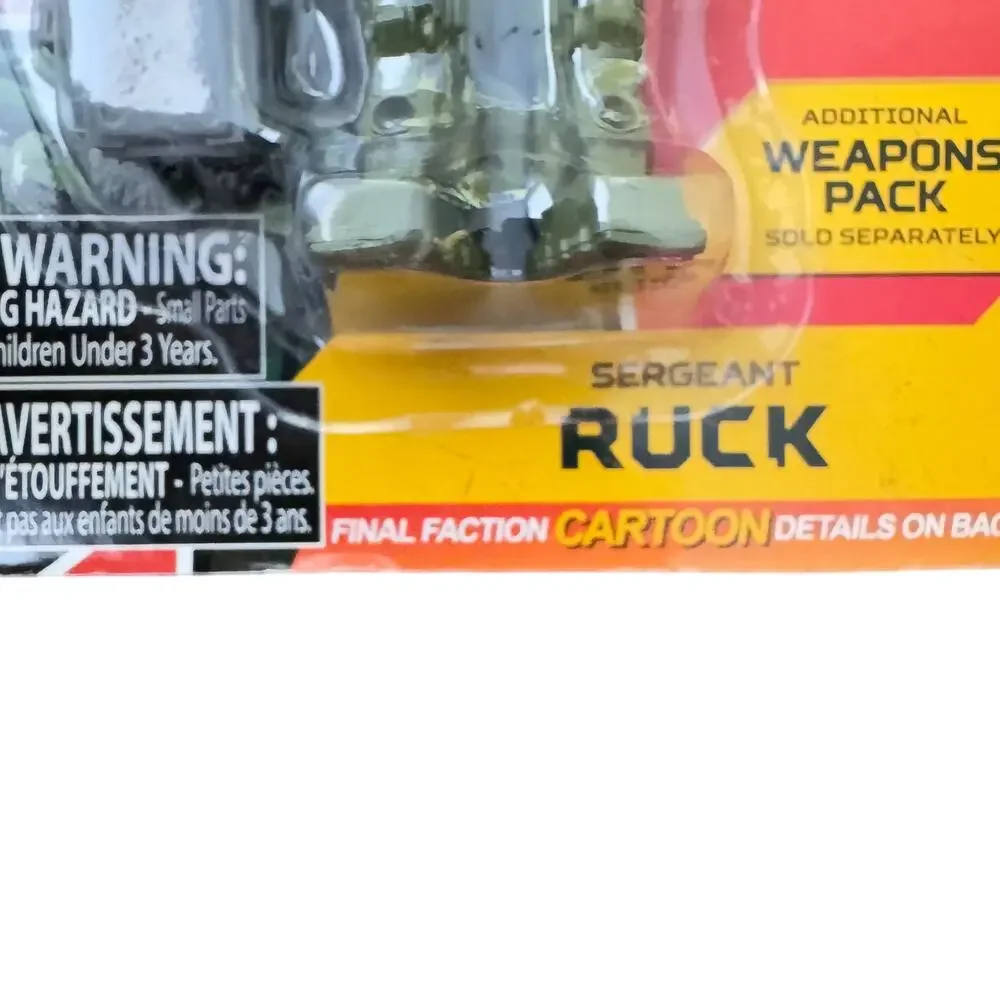 Final Faction Alpha Team 1 Sergeant‎ Ruck Action Figure